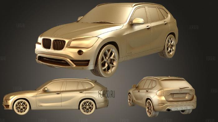 BMW X1 2013 stl model for CNC